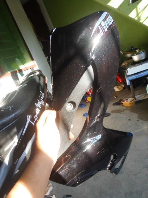 Raider J 110 Pro Clutch Leg Shield Left and Ritght photo
